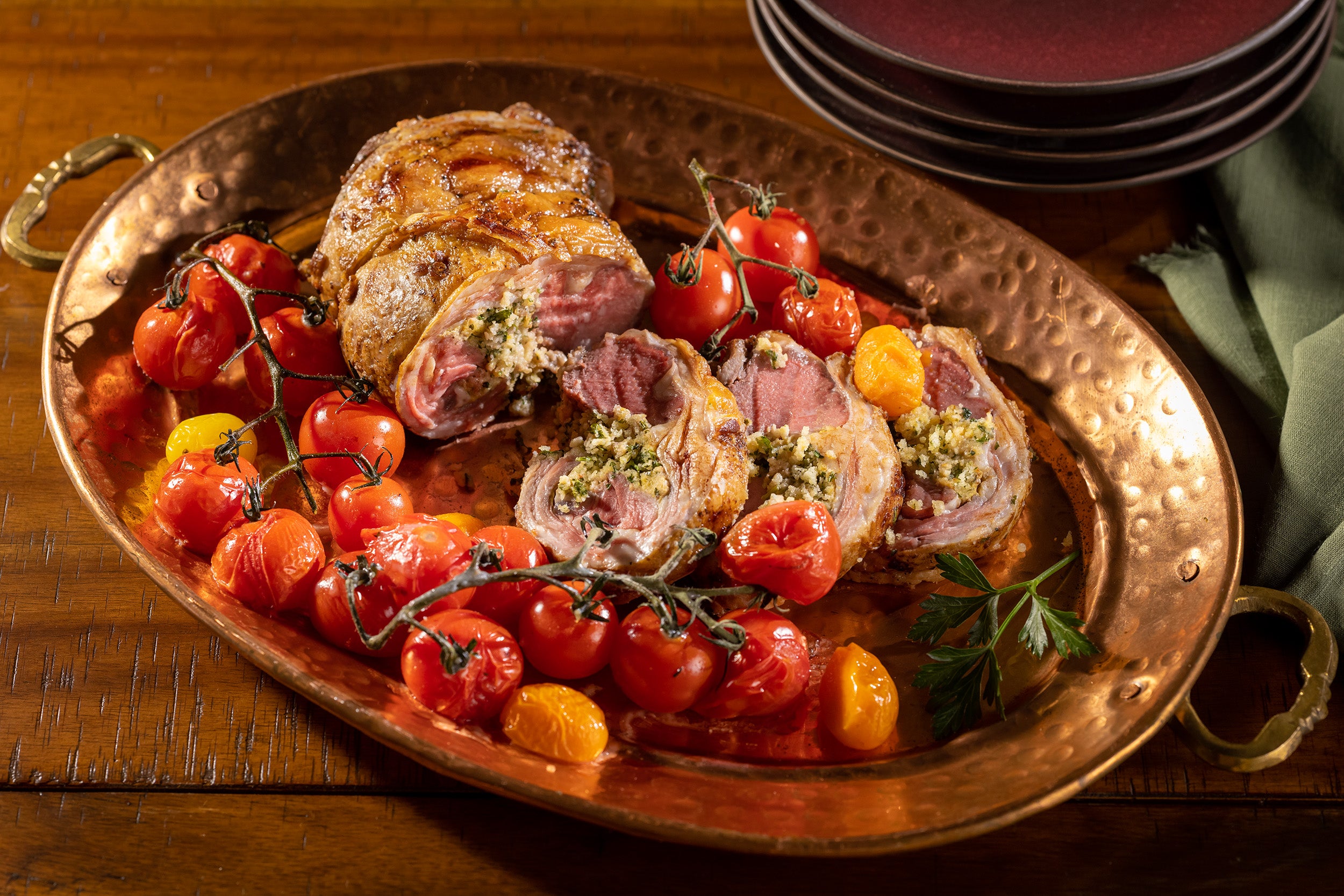Beef Tenderloin With Smoky Potatoes And Persillade Relish Recipe