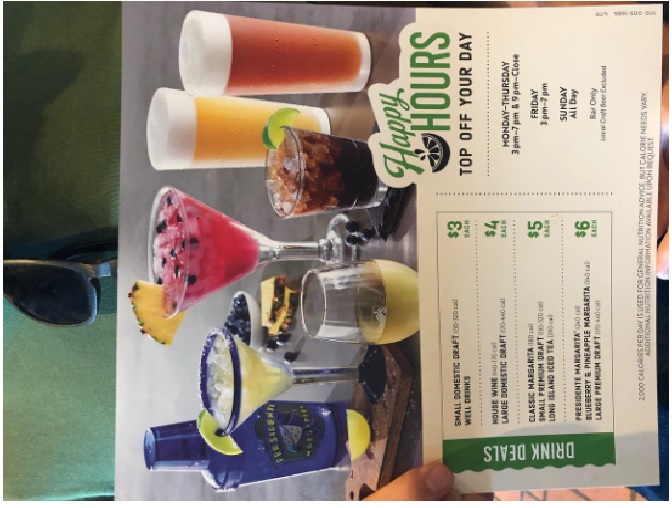 When is Chilli's Happy Hour