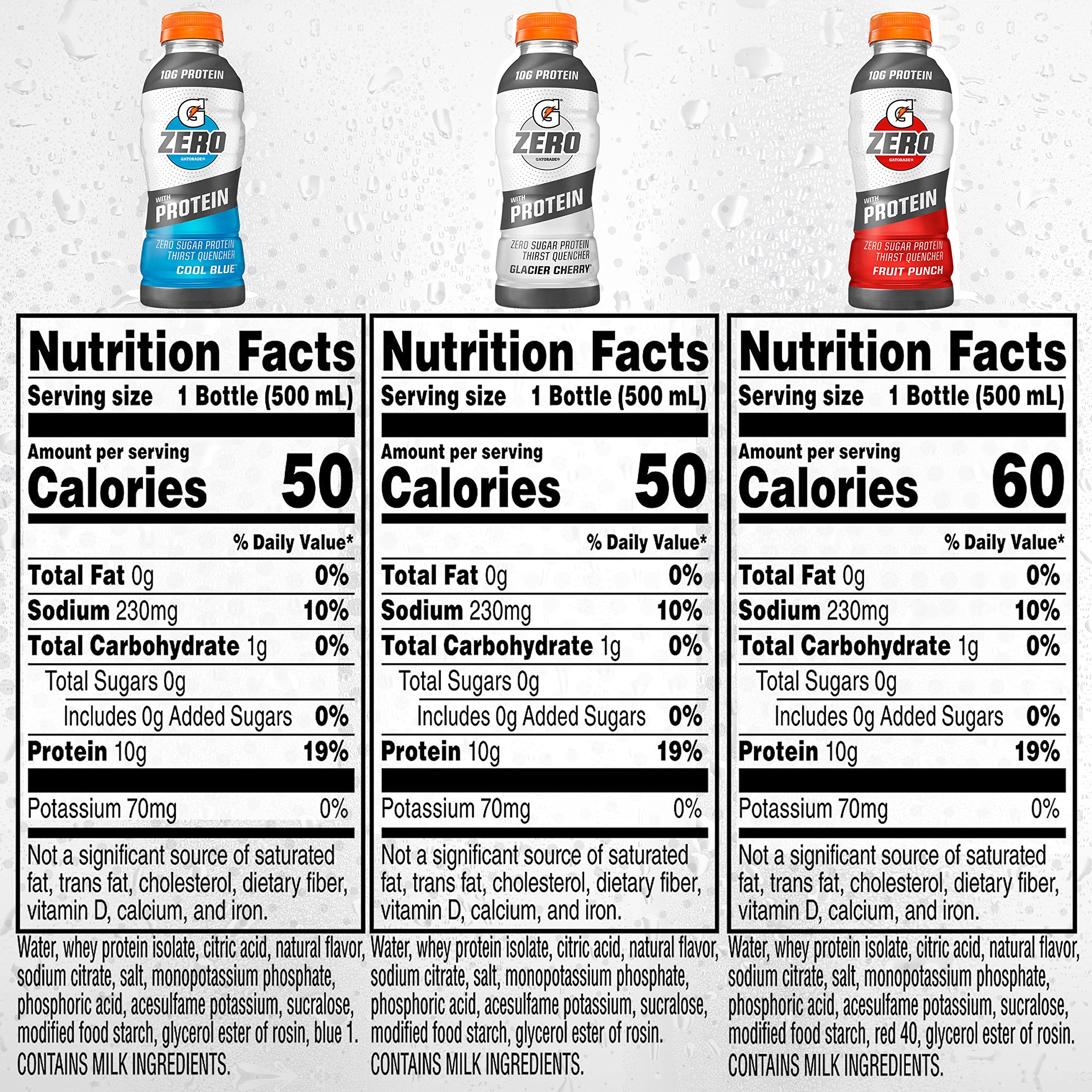 Gatorade Zero Nutrition