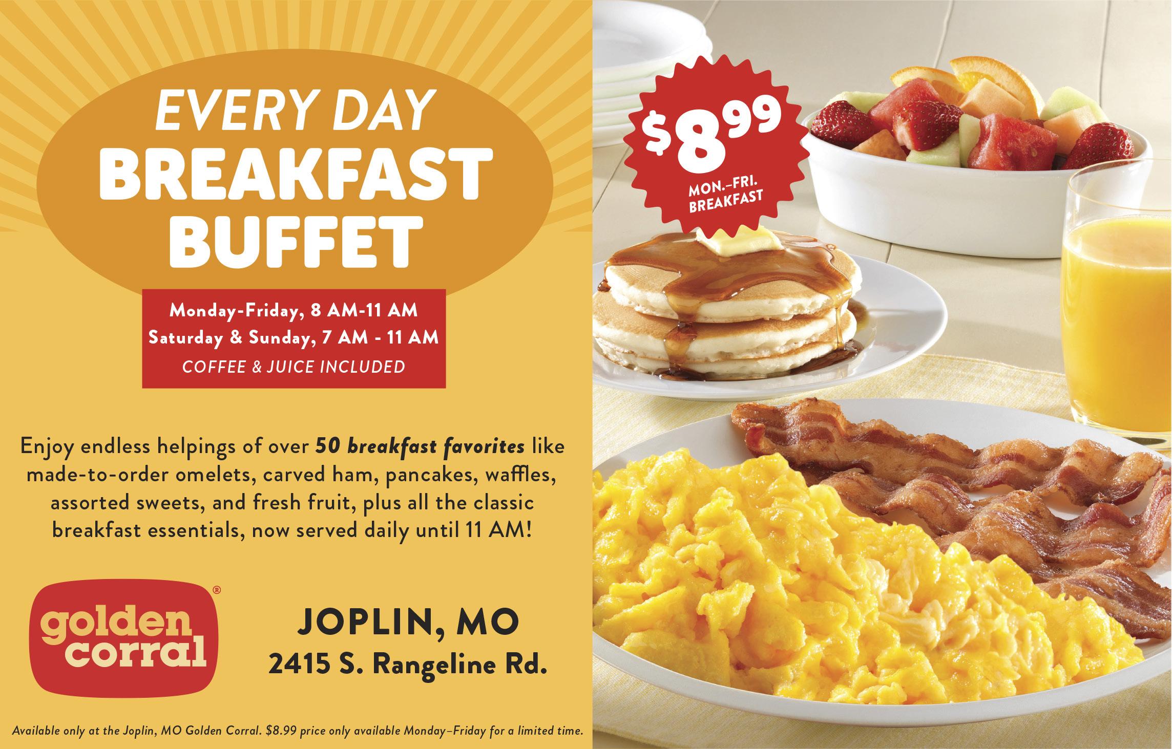 Golden Corral Breakfast Hours Austin