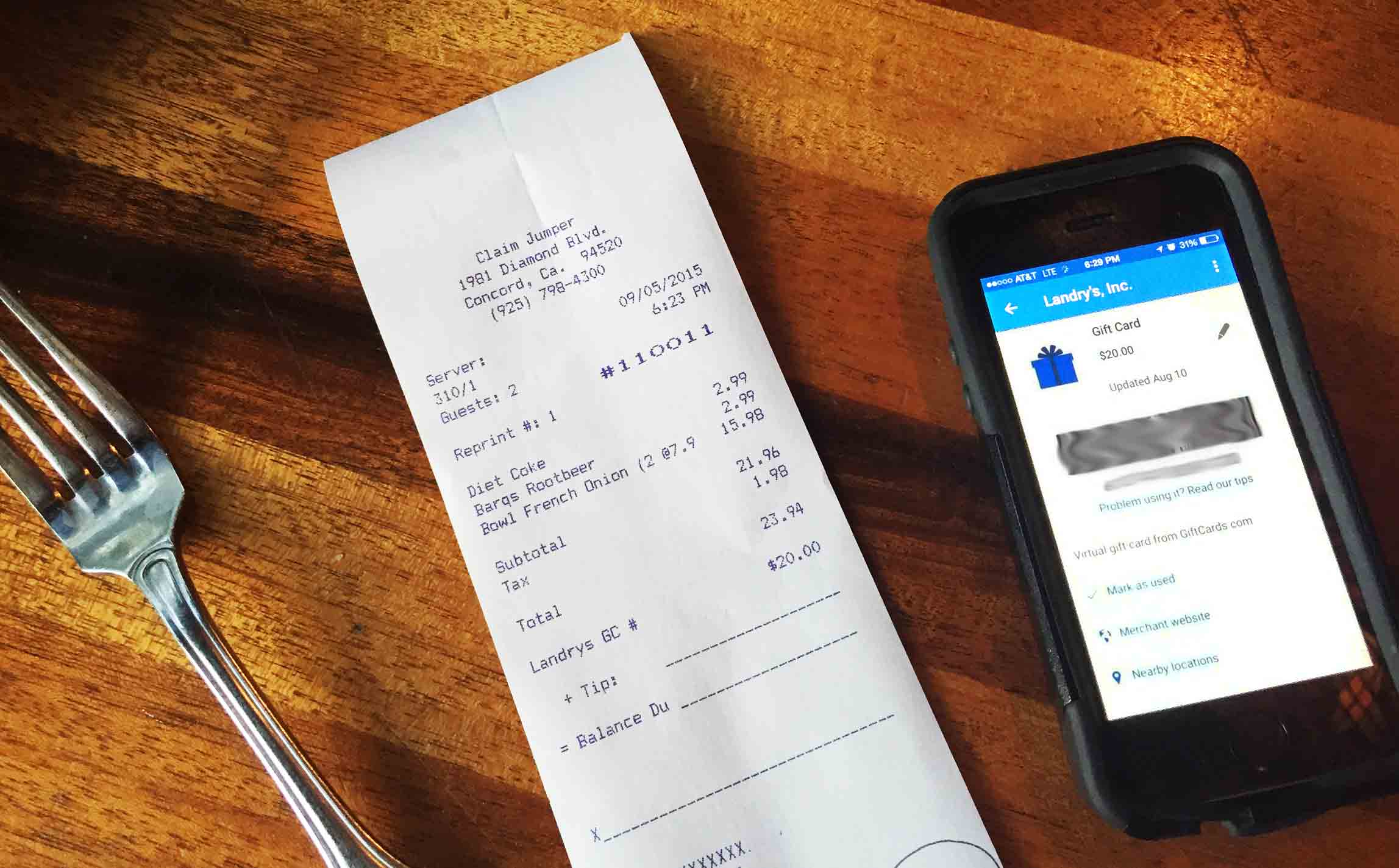 How to Use E Gift Card at Restaurant