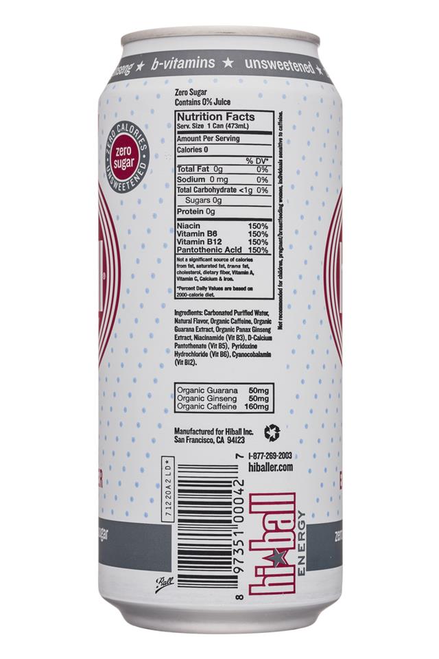Is Hiball Sparkling Energy Water Good for You