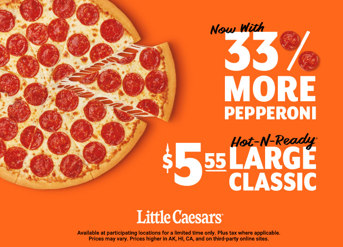 Little Caesars 5 Dollar Lunch Combo