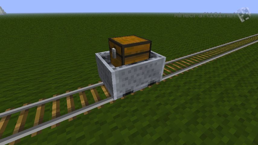 Minecart With Chest Recipe