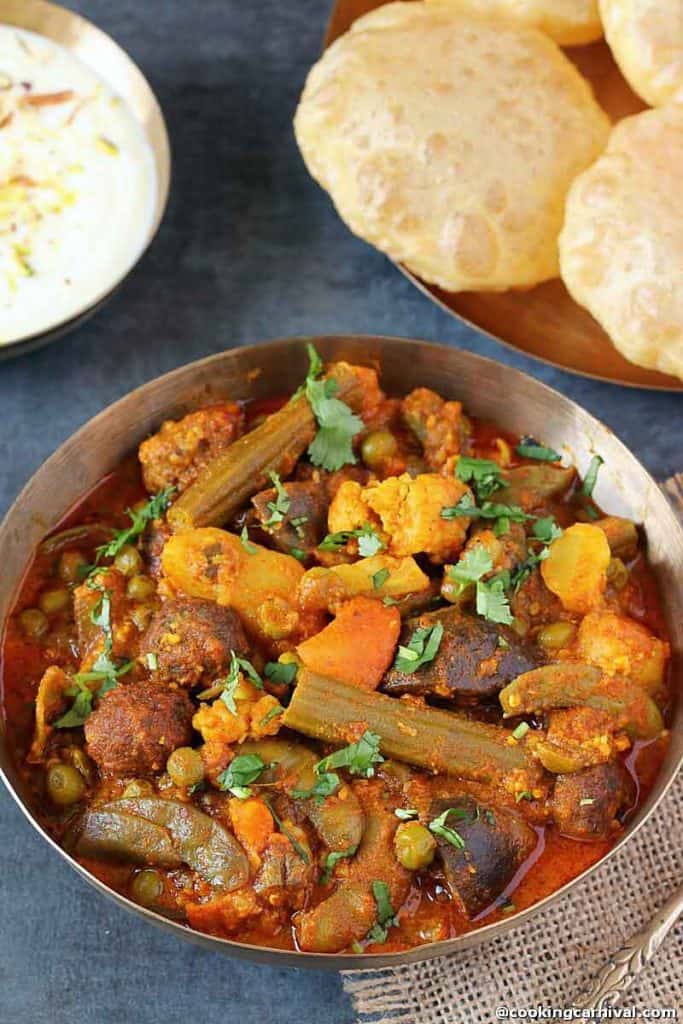 Undhiyu Recipe from Frozen Mix