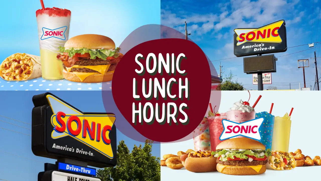 What Time Does Sonic Open for Lunch
