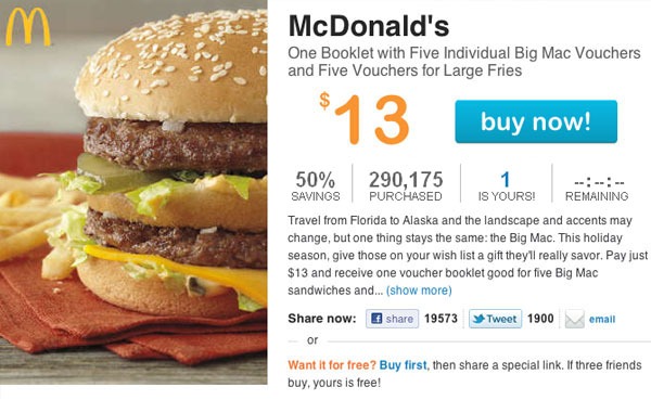 Mcdonalds Five Dollar Meals
