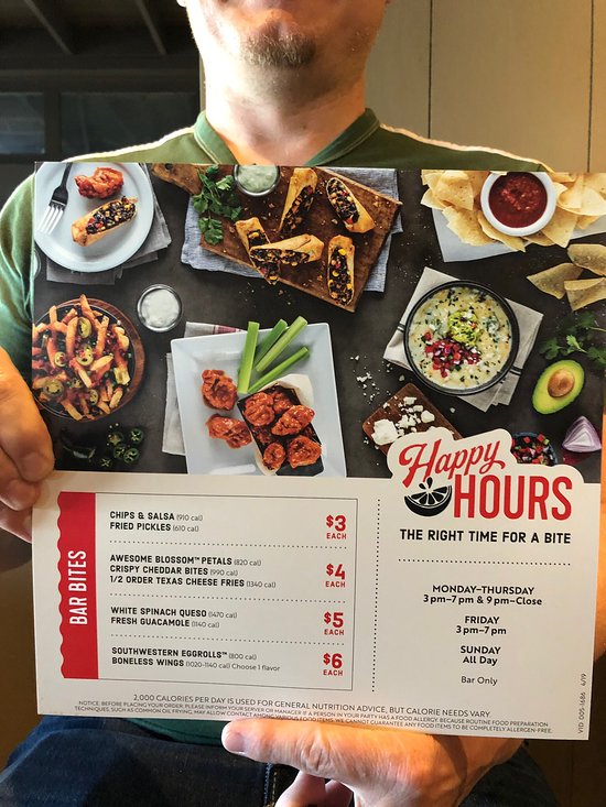 Chili Happy Hour Times